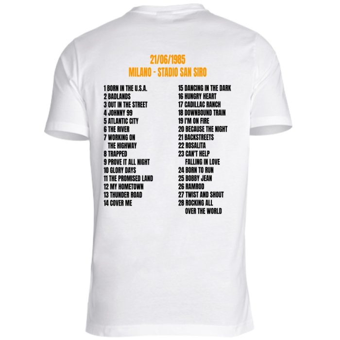 00328333-1.jpg Maglia Bruce 21-06-1985 San Siro Scaletta concerto - immagine 2