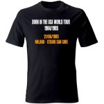 Bruce Jersey 21-06-1985 Born in the USA Concert Lineups