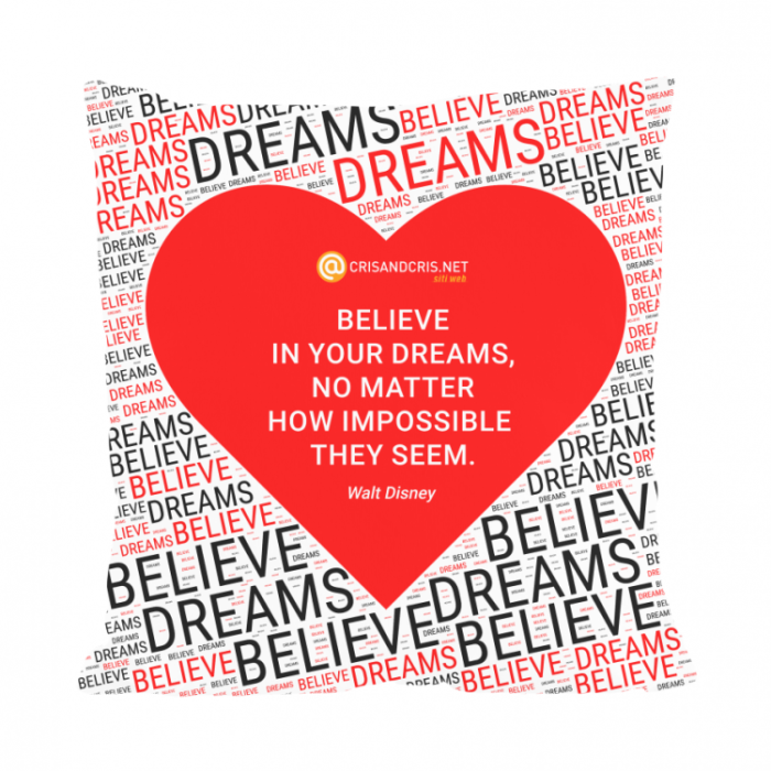 Motivational pillow believe dreams - Image 2