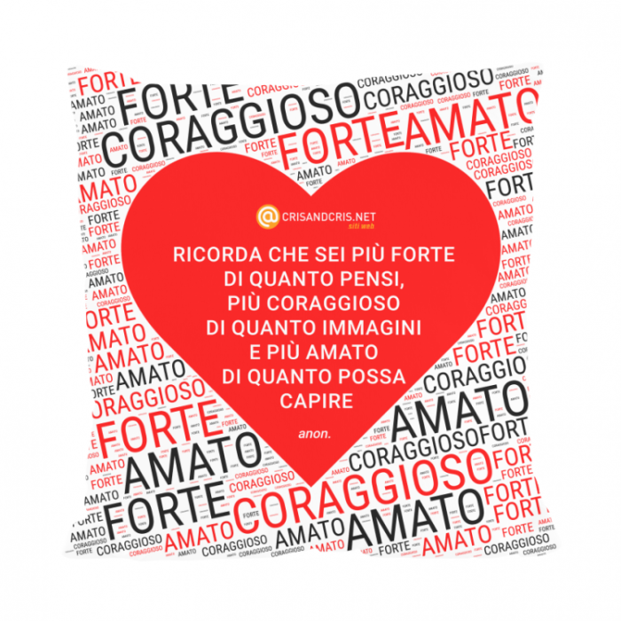 idea_regalo_cuscino_motivazionale_forte_coraggioso_fronte Strong and courageous motivational pillow - Image 2