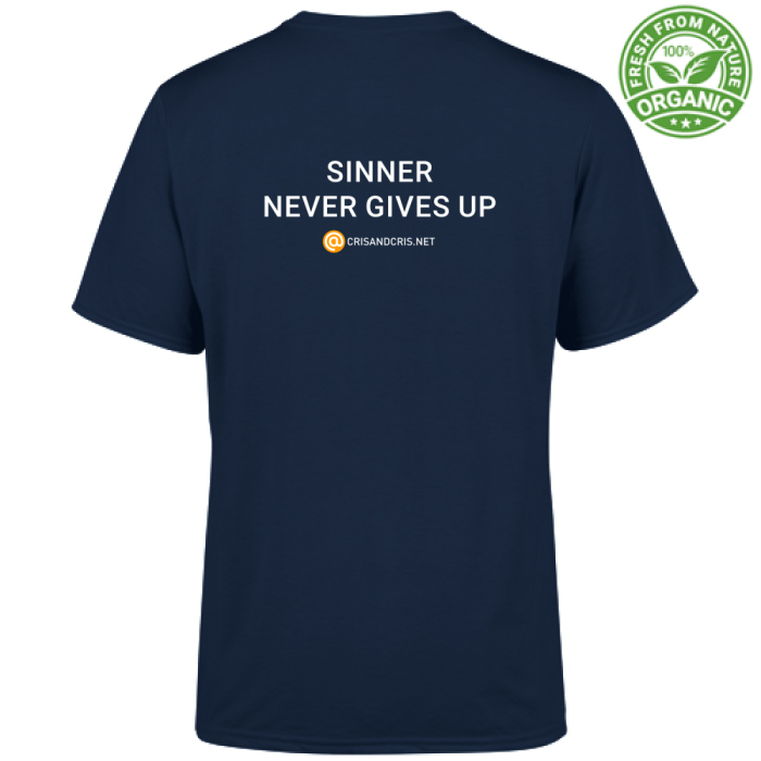 idea_regalo_maglia_sinner_motivazionale_Back-navy Sinner Never Give Up T-shirt - Image 11