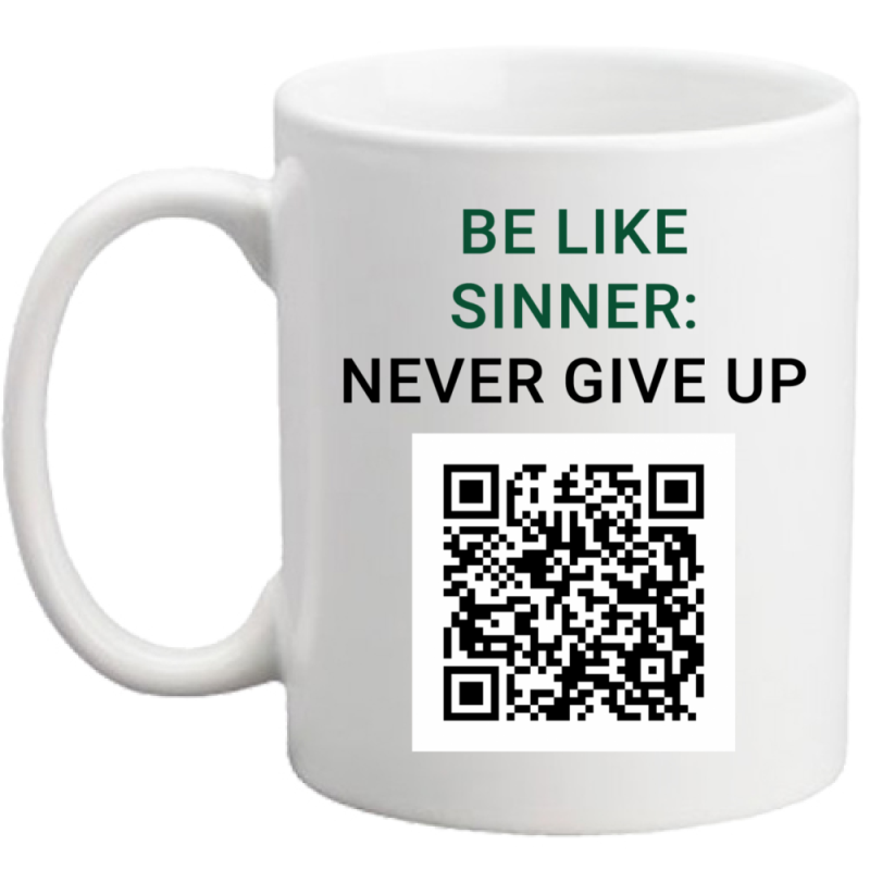 dea_regalo_tazza_sinner_never_give_up