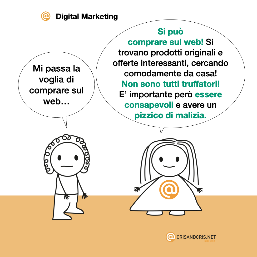 digital marketing vignette sul web