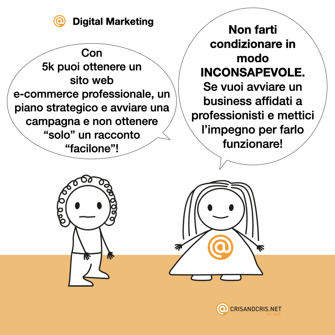 digital marketing vignette sul web