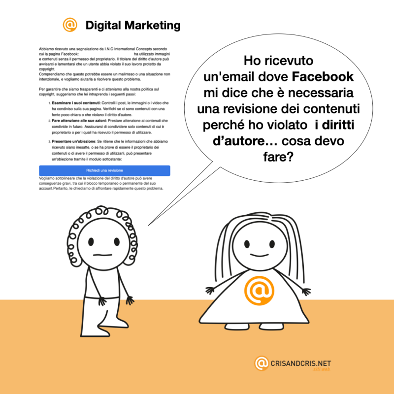 ‎Vignette sul web 2024 digital marketin truffa email facebook_1