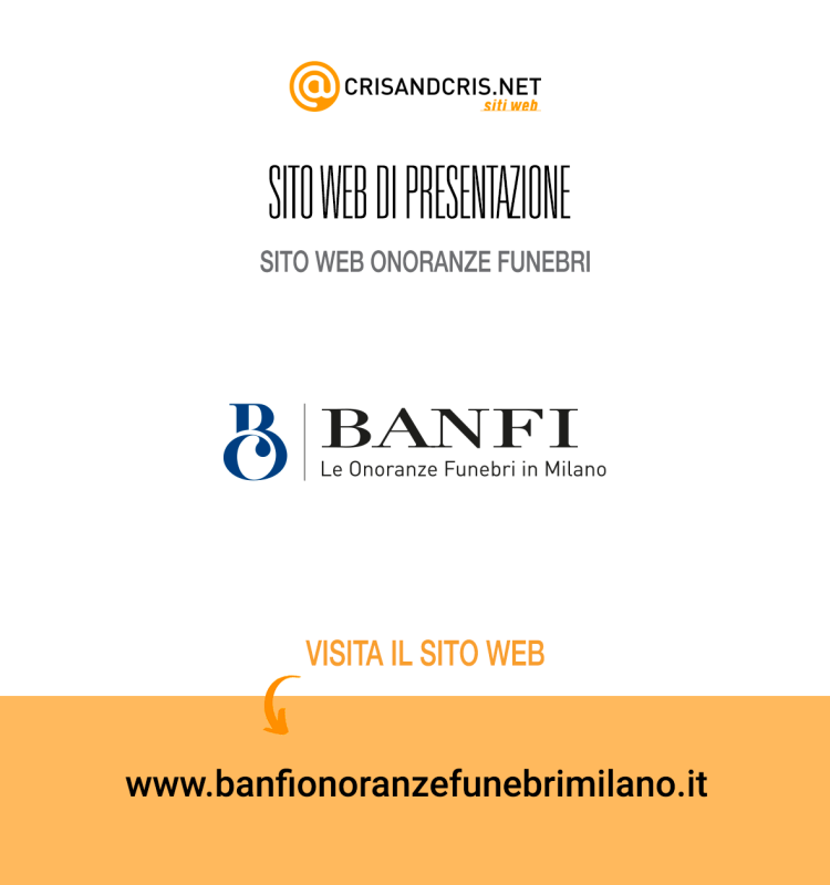 sito web presentazione onoranze funebri milano