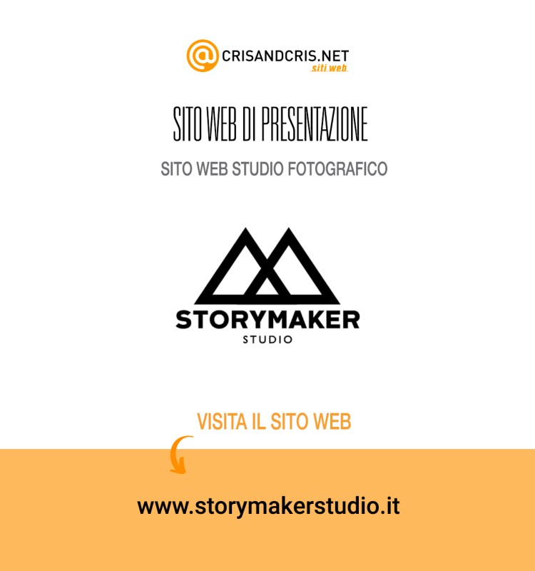 sito web studio di presentazione studio fotografico