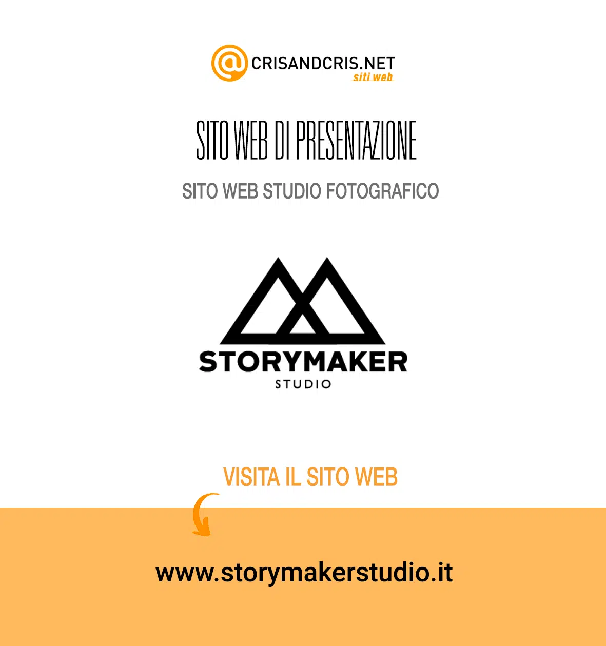 sito web studio di presentazione studio fotografico